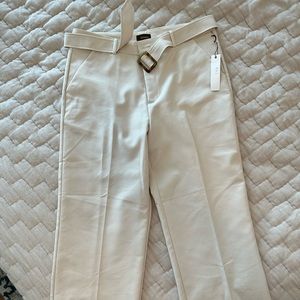 Crosby wide leg cropped khaki pants - Size 12